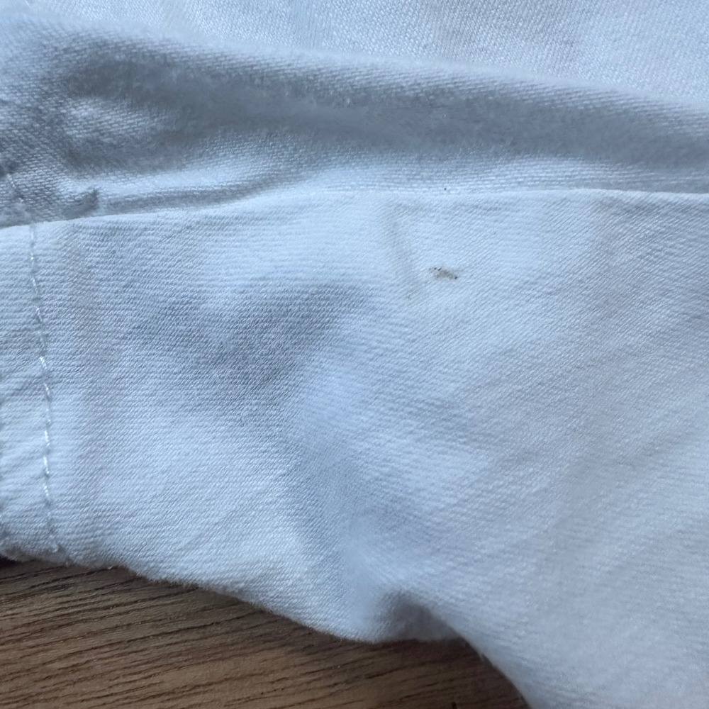 Lee Slender Secret White Bermuda Shorts Women's 12 Medium Stretch Casual - Picture 9 of 10